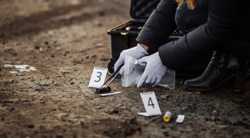 What happens during a crime-scene clean-up?