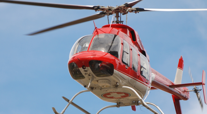When would I need helicopter assistance?