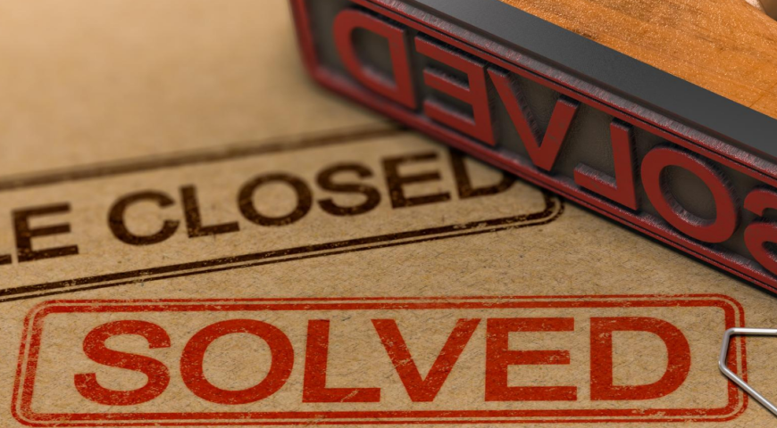 When should you open a case with the police?